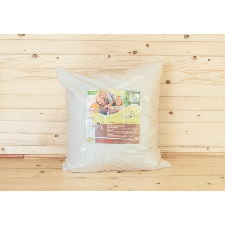 Poduszka puchowa naturalna opakowanie